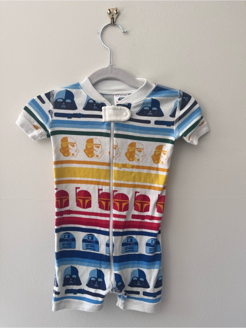 Hanna Anderson | Official Star Wars Print Romper | 6-12 months